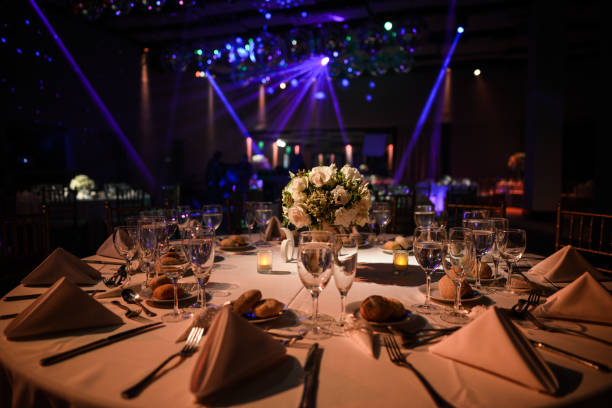 Exquisite event details showcasing Aurora Events quality